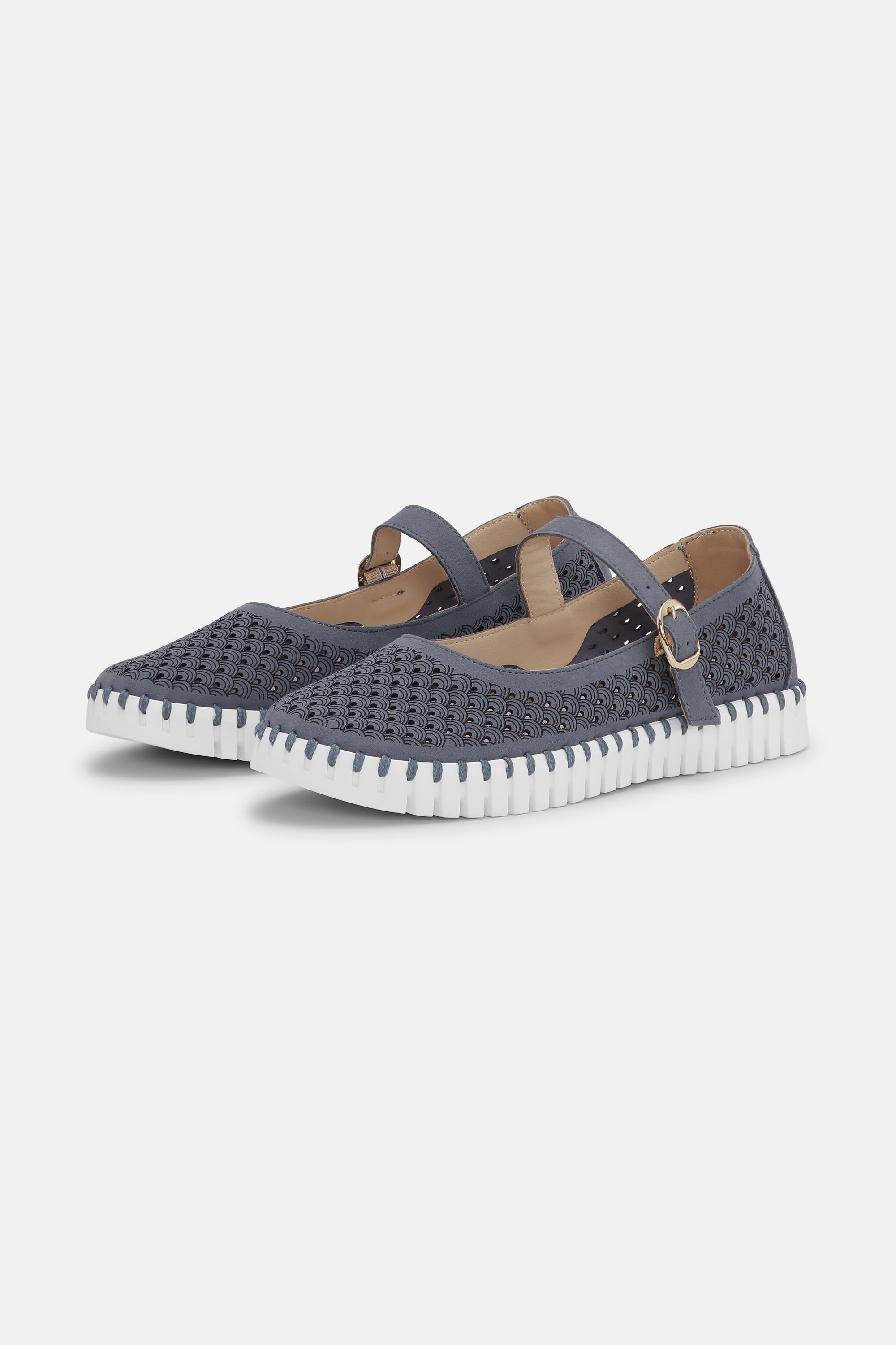 Ballerina - Grey Blue White